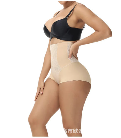 Body Shaper Women Slimming Sheath Flat Belly Shapewear High Waist Hip Lifter Panties Reducing Girdles Corrective Underwear Lace