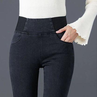 Oversize 26-38 Black Skinny Pencil Jeans Women High Waist Slim Denim Pants Stretch Leggings Vaqueros Casual Pantalones Jean 2024