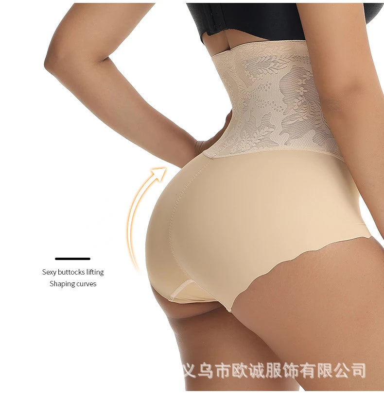 Body Shaper Women Slimming Sheath Flat Belly Shapewear High Waist Hip Lifter Panties Reducing Girdles Corrective Underwear Lace