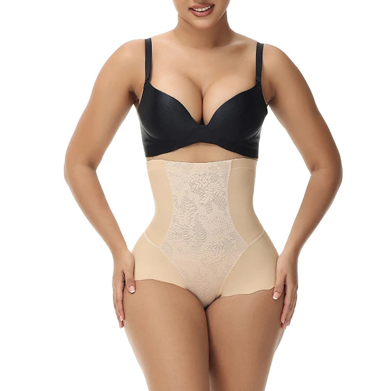 Body Shaper Women Slimming Sheath Flat Belly Shapewear High Waist Hip Lifter Panties Reducing Girdles Corrective Underwear Lace